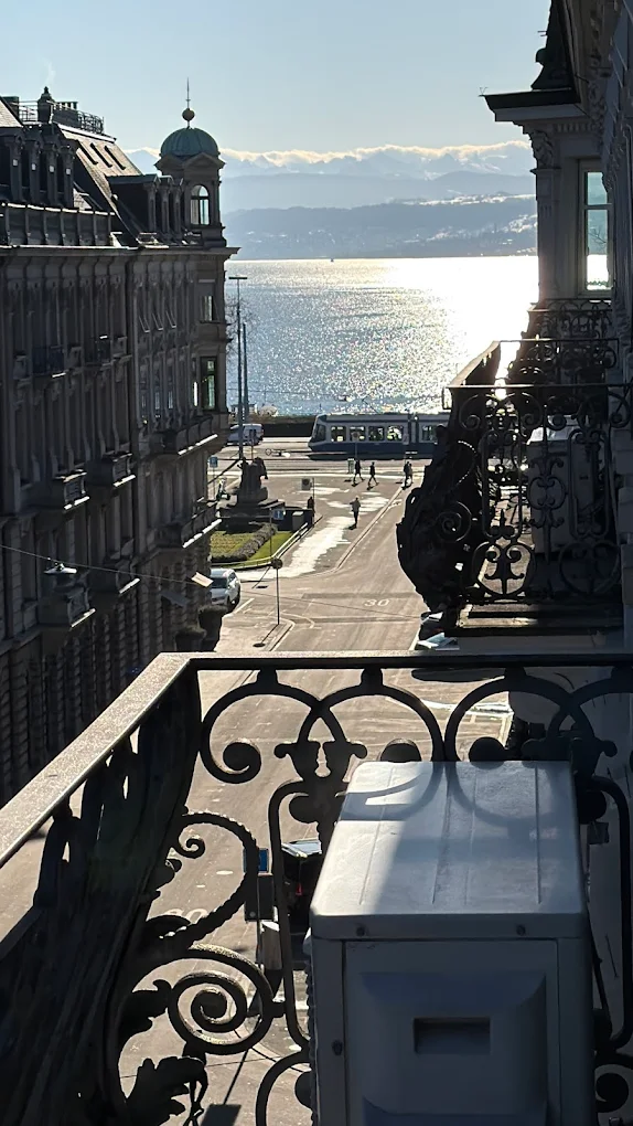 Blick auf Zürichsee und Alpen — Fraumünsterstrasse 11